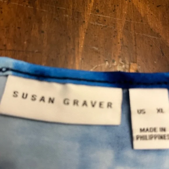 Susan Graver Cold Shoulder Liquid Knit Dress. 36”L Pit -Pit 17” BL 40 1/2” - Picture 4 of 4